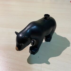 Lego Duplo Vintage Black Grizzly Bear Minifigure